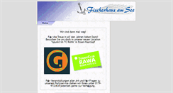 Desktop Screenshot of fischerhausamsee.de